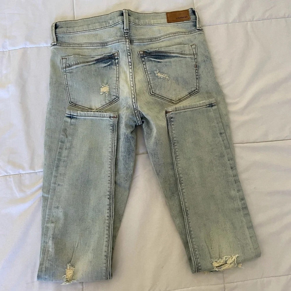 Express distressed skinny denim - Picture 9 of 10